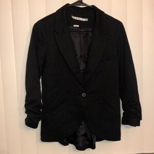 GIBSON Blazer Jacket Black Sz S
